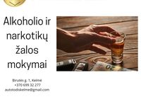 ALKOHOLIO IR NARKOTIKŲ ŽALOS MOKYMAI... SKELBIMAI Skelbus.lt